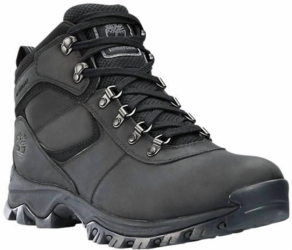 NEW TIMBERLAND men's premium waterproof hiking boots in black